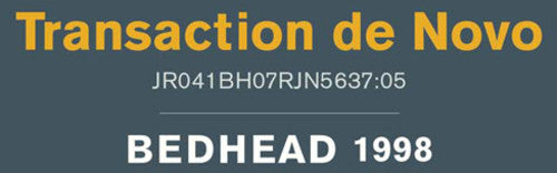 Bedhead - Transaction De Novo (Vinyl)