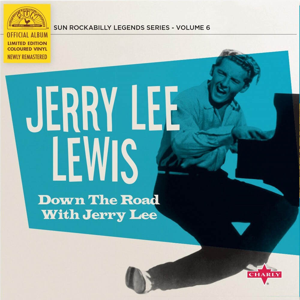 Jerry Lee Lewis - Down The Road With Jerry Lee (10in) (Blue) (Colored Vinyl)
