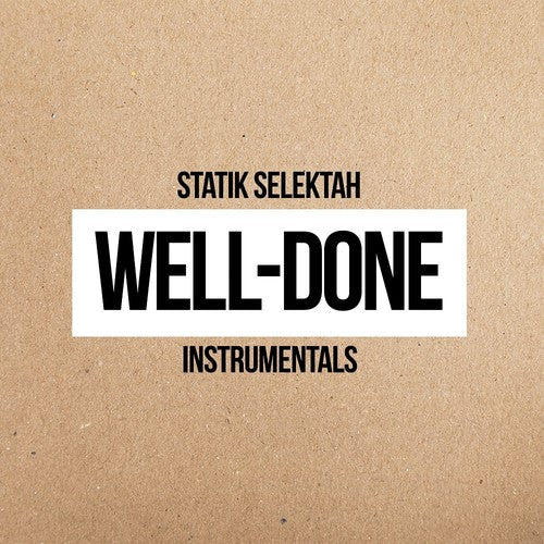 Statik Selektah - Well Done Instrumentals (Clear Vinyl)