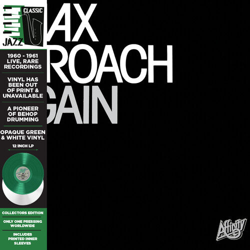 Max Roach - Again - Opaque Green & White