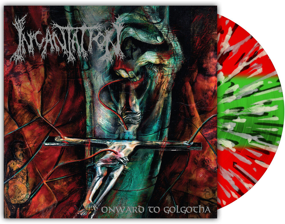 Incantation - Onward To Golgotha - (Three Color Stripe with Splatter LP)