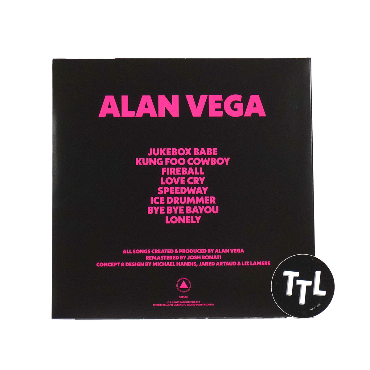 Alan Vega: Alan Vega (Colored Vinyl)