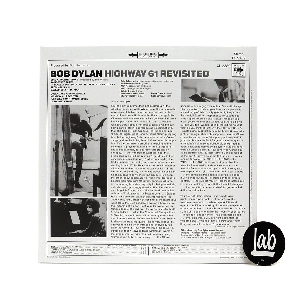 Bob Dylan: Highway 61 Revisited