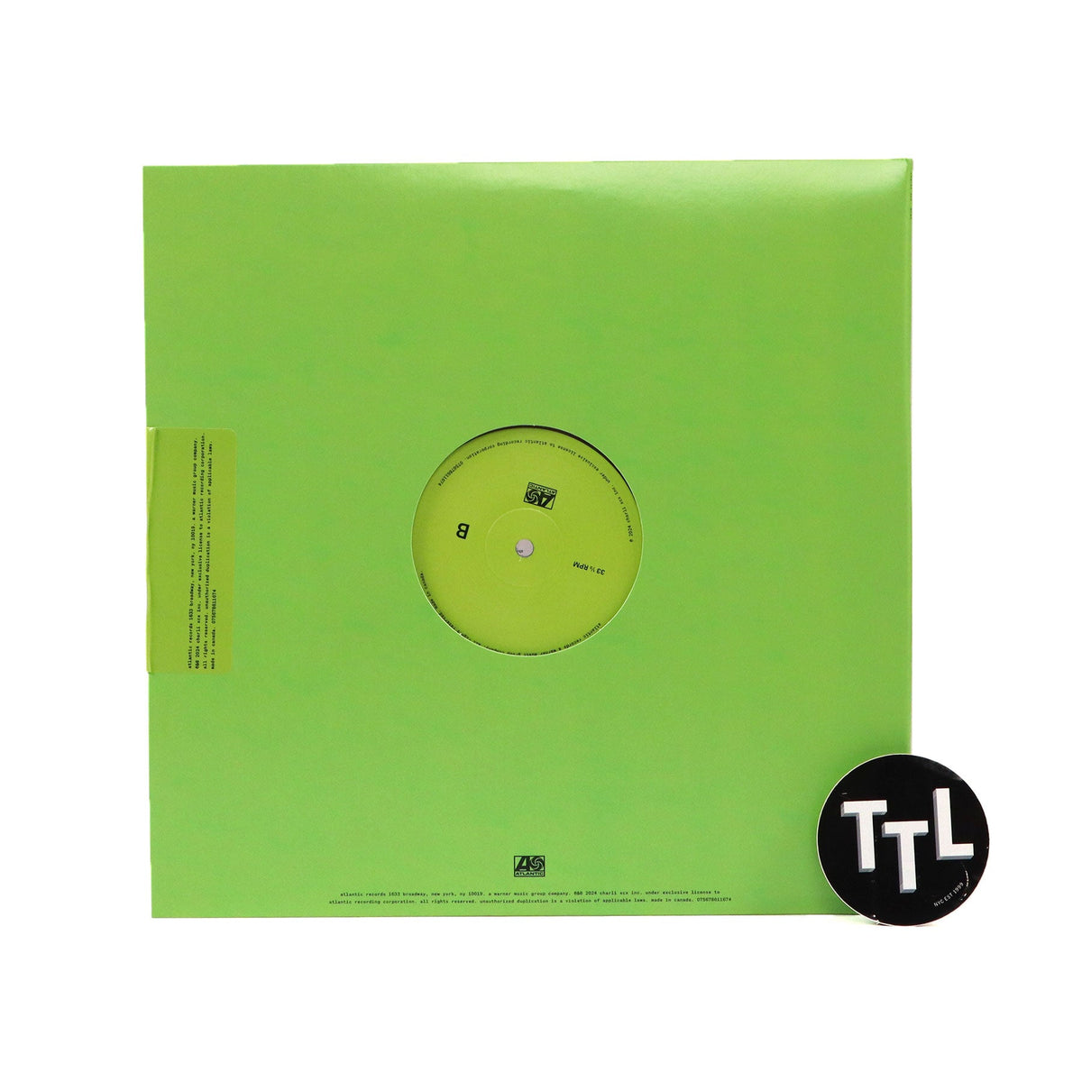Charli XCX: Brat (Black Ice Colored Vinyl)