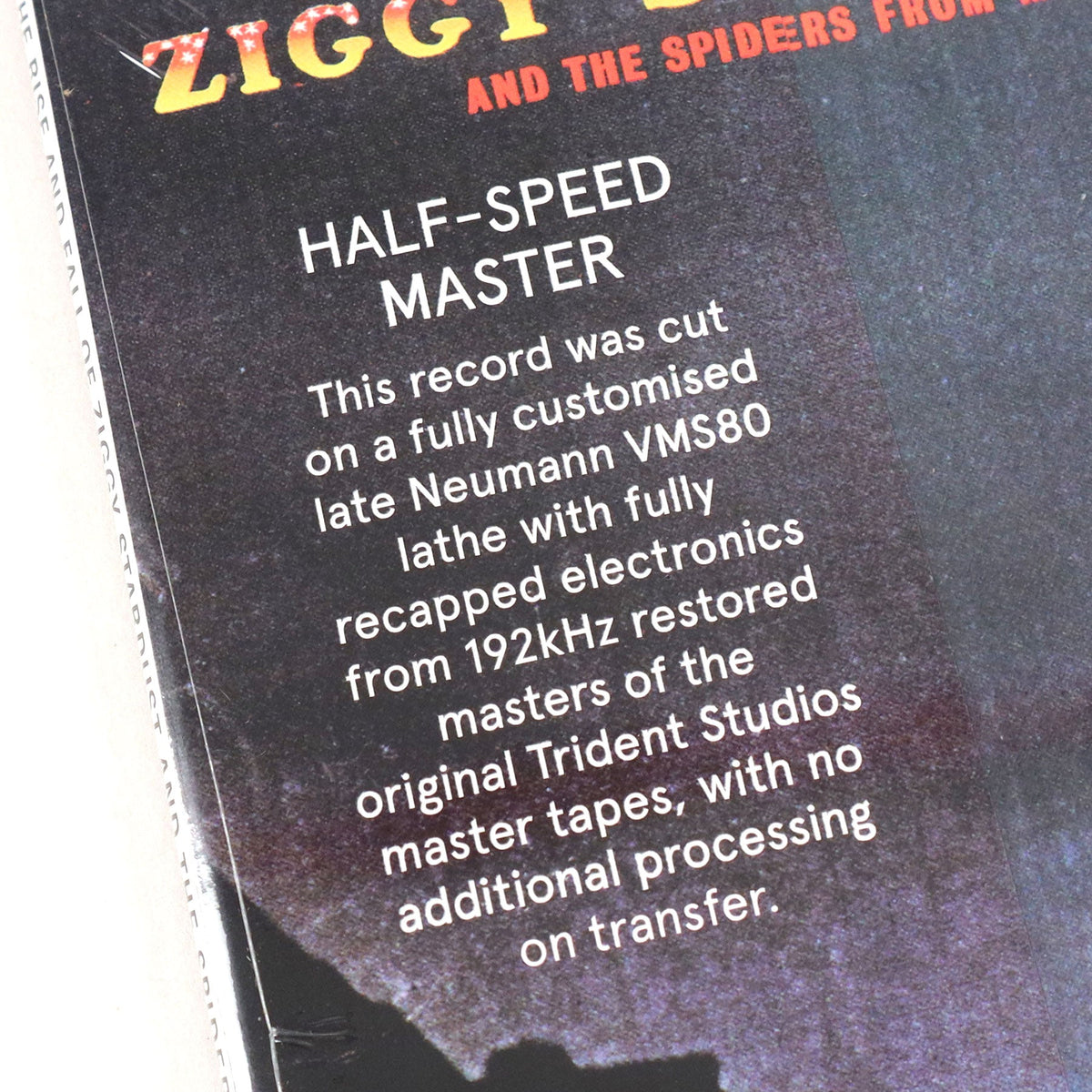 David Bowie: The Rise And Fall Of Ziggy Stardust And The Spiders From Mars (180g, Half-Speed Master)