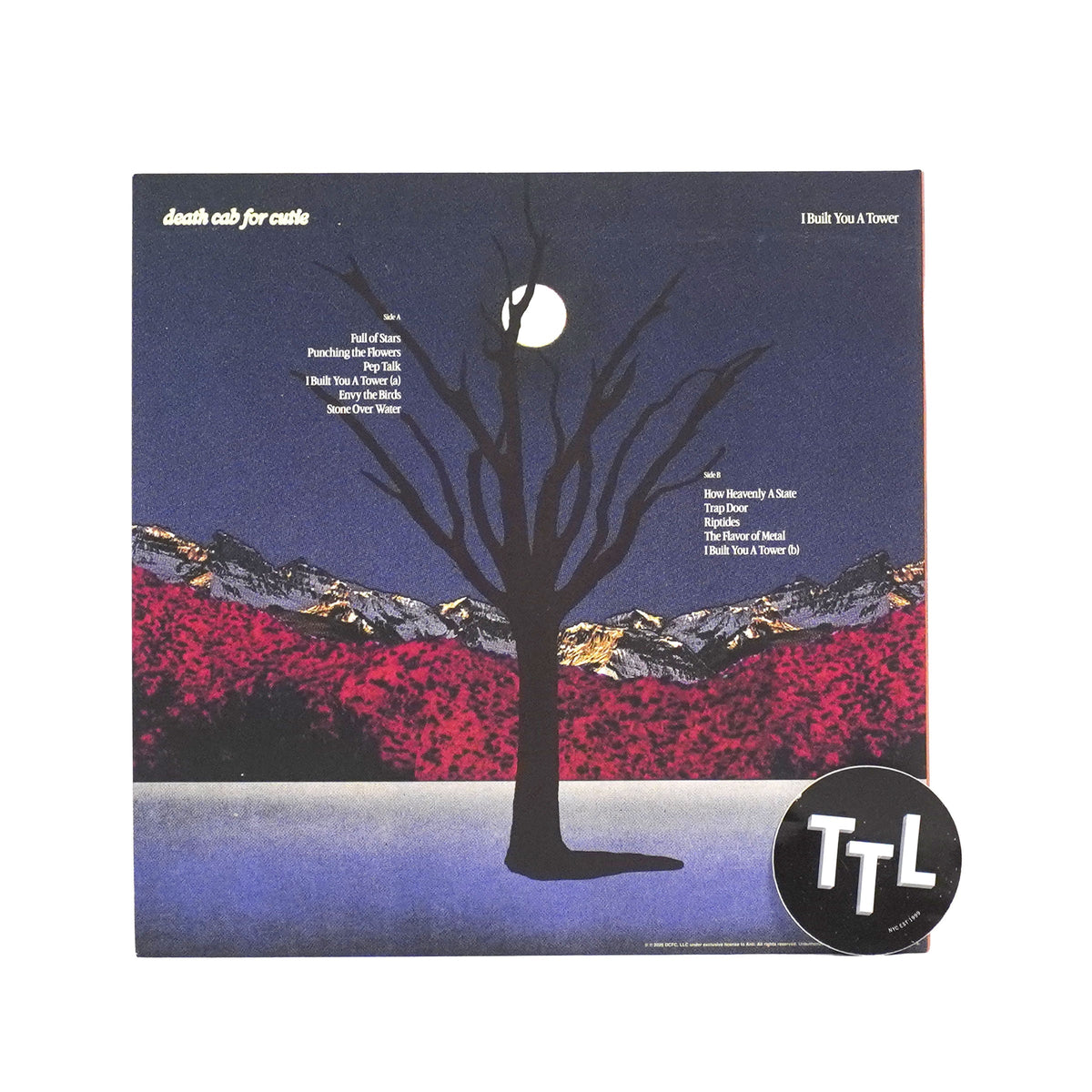 Death Cab For Cutie: I Built You A Tower (Indie Exclusive Colored Vinyl)