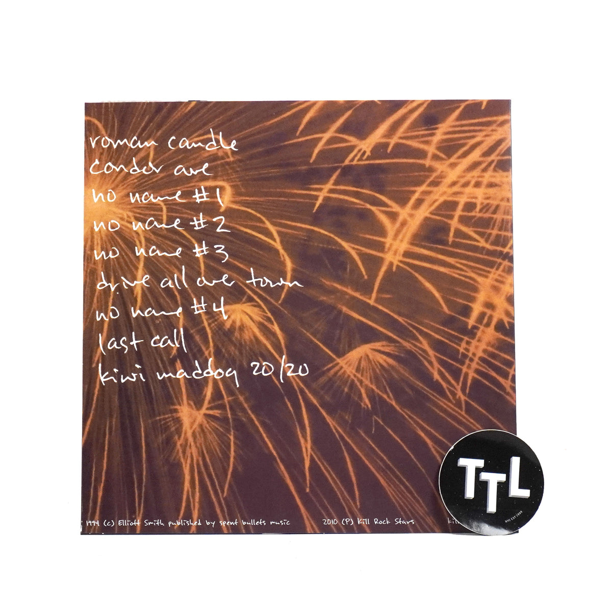 Elliott Smith: Roman Candle (Indie Exclusive Eco Colored Vinyl)
