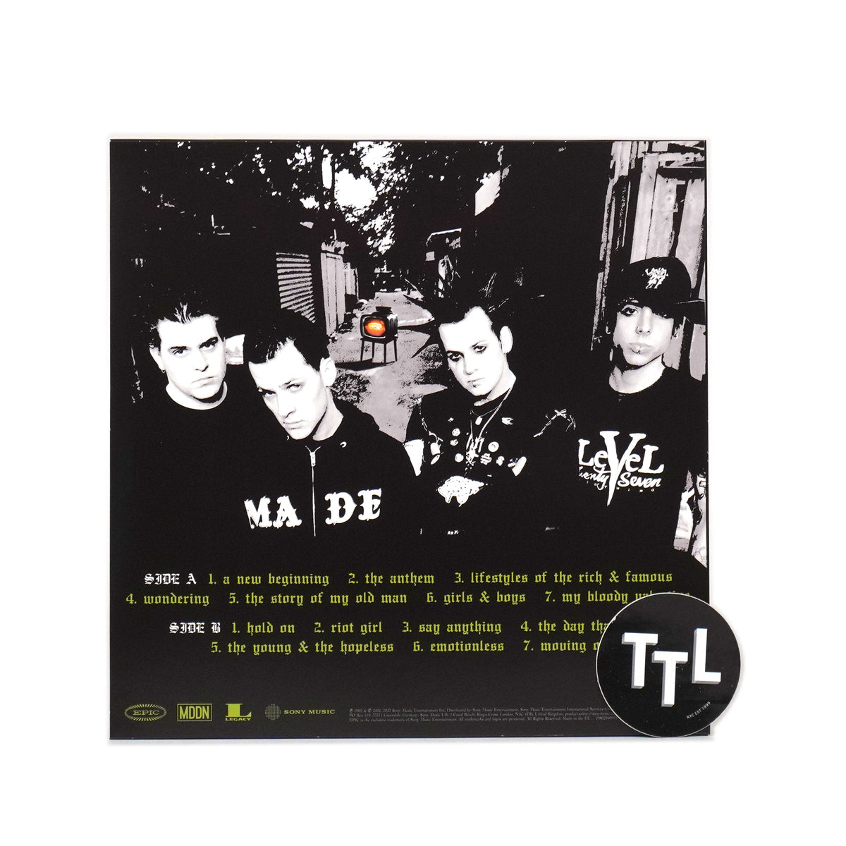 Good Charlotte: Young & The Hopeless (Import, Colored Vinyl)