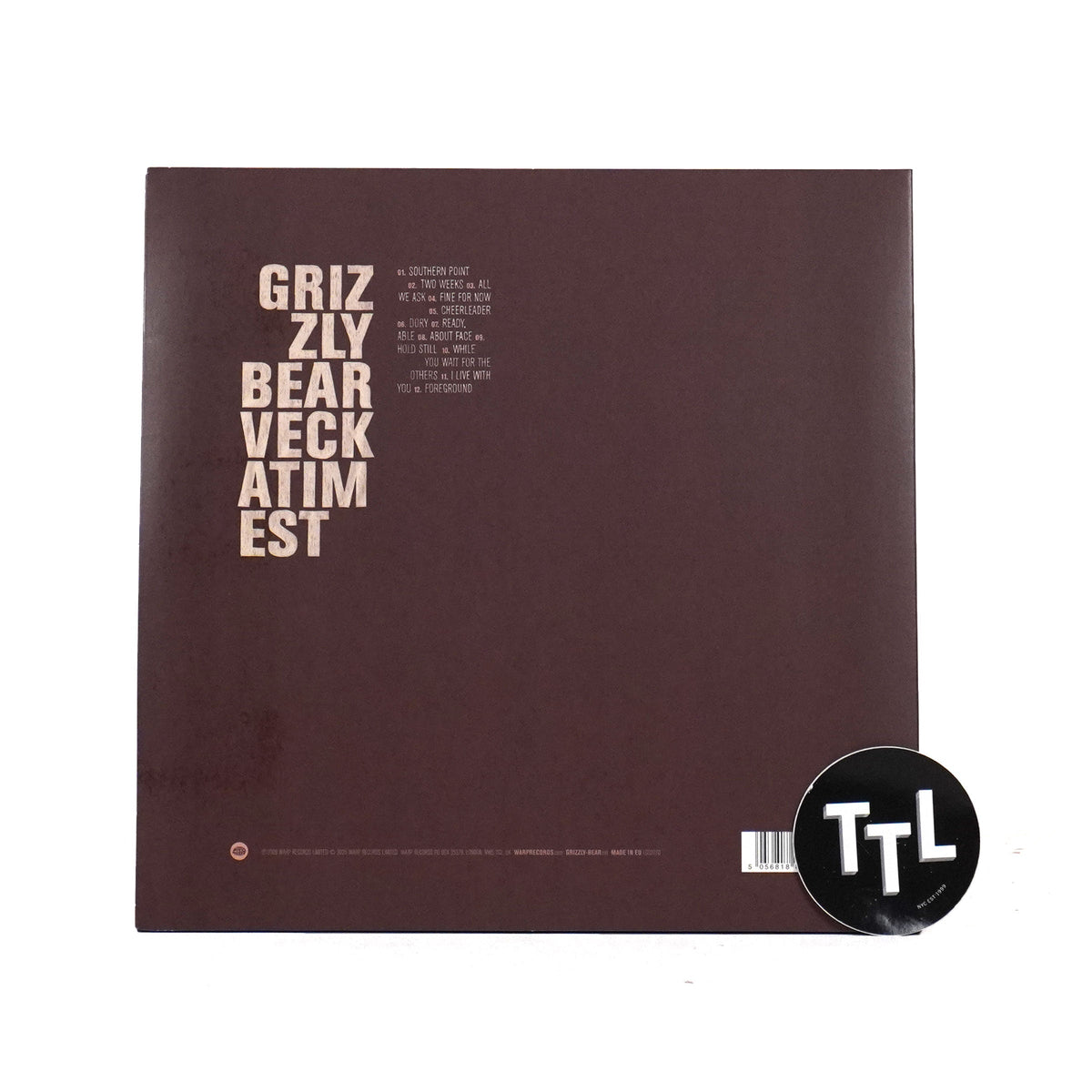 Grizzly Bear: Veckatimest (Colored Vinyl) Vinyl 2LP