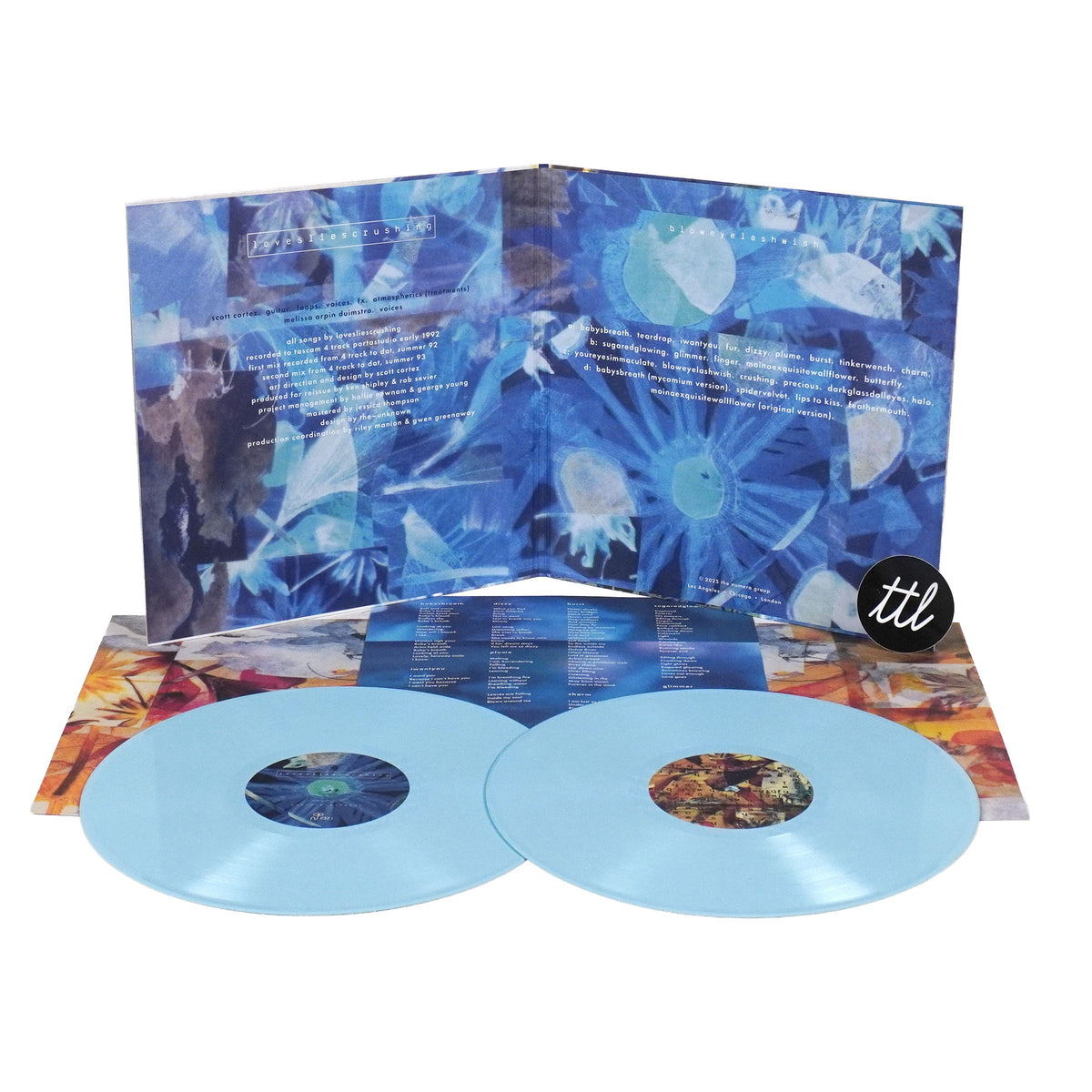 lovesliescrushing: bloweyelashwish (Blue Colored Vinyl) Vinyl 2LP
