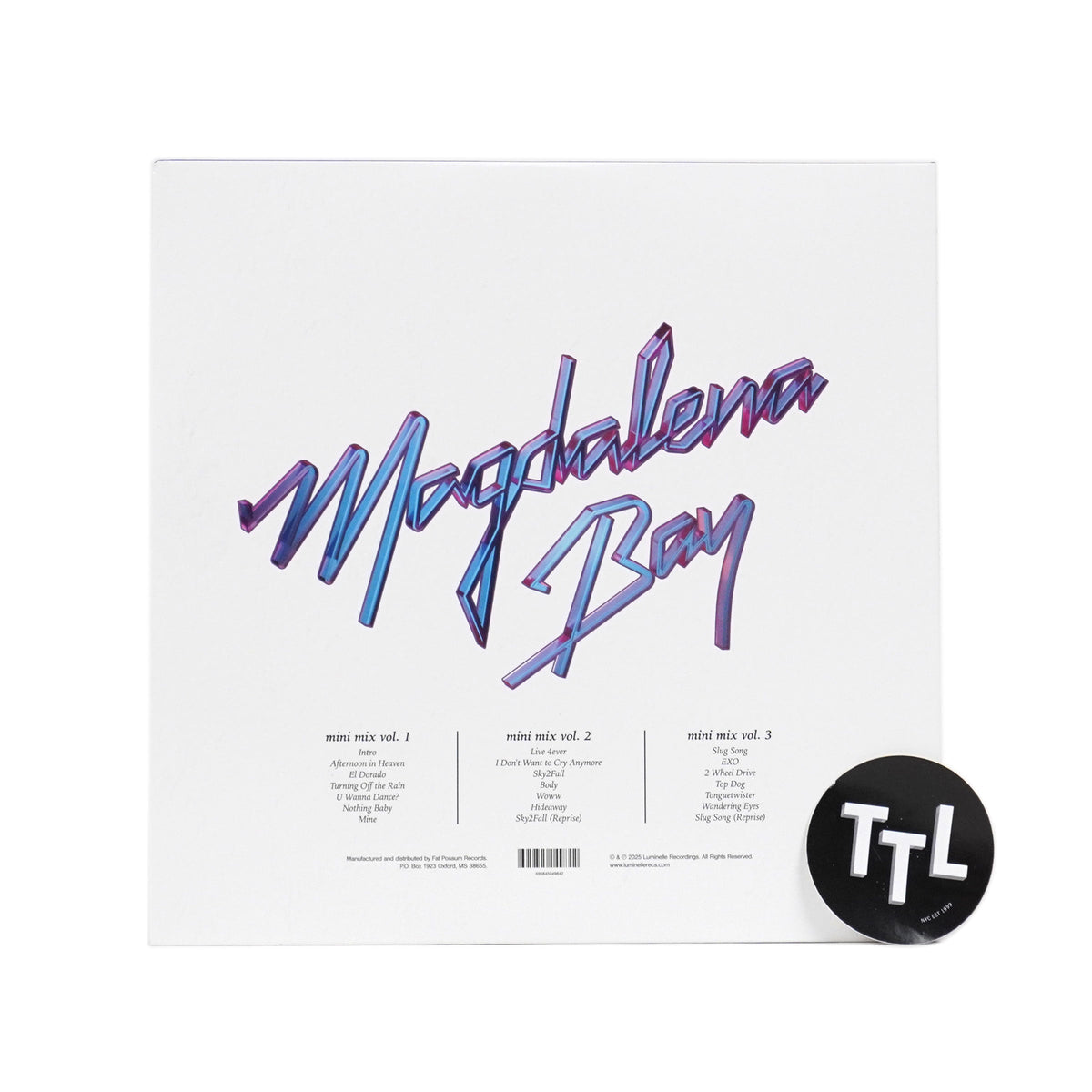 Magdalena Bay: Mini Mix Vol. 1-3 Vinyl (Colored Vinyl) 2LP