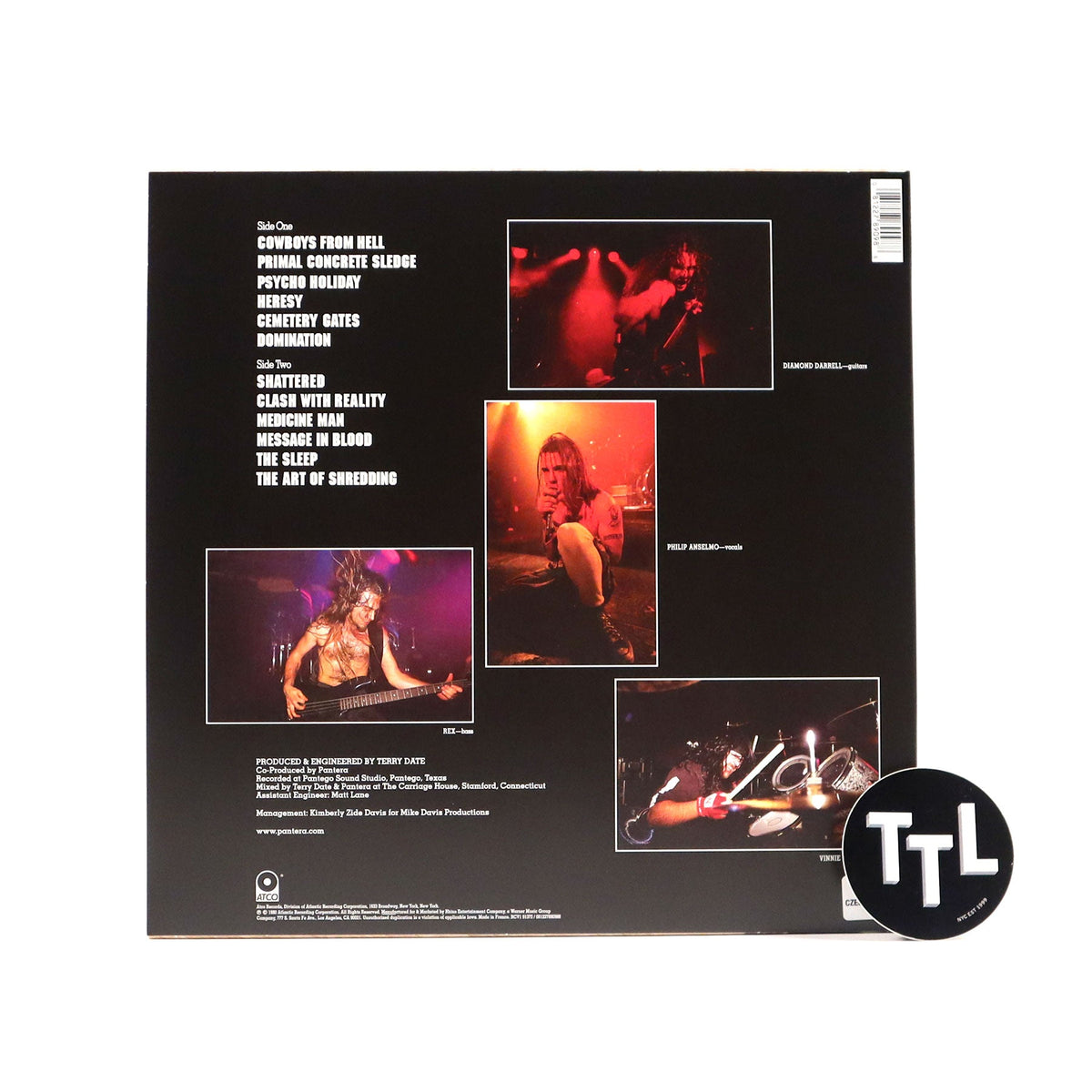 Pantera: Cowboys From Hell (Colored Vinyl)