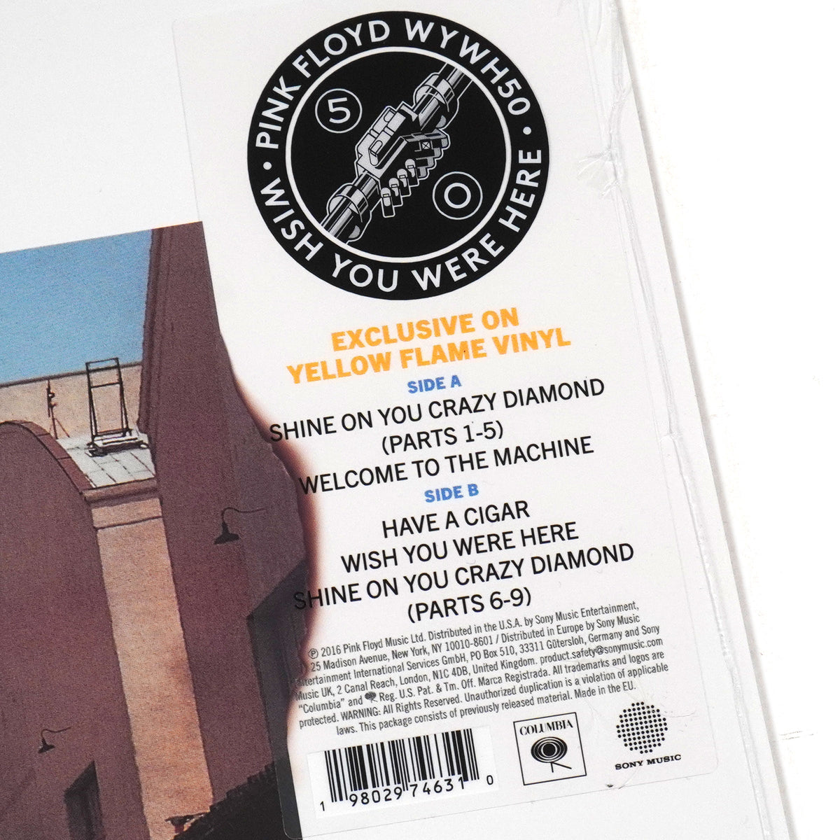 Pink Floyd: Wish You Were Here (UK Import, Colored Vinyl)