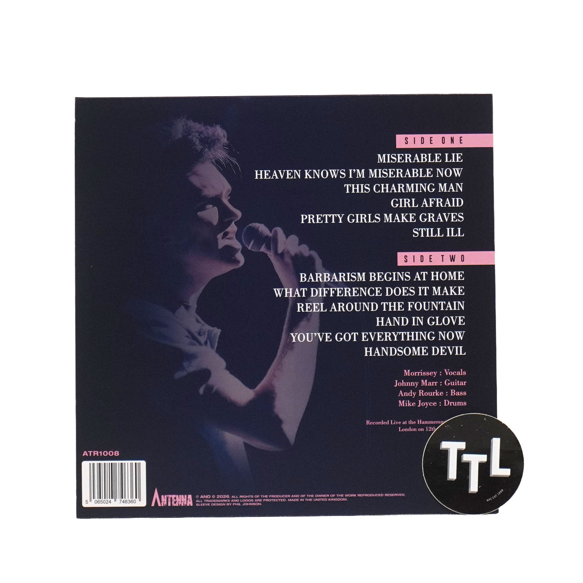 The Smiths: Reel Around The Palais - Radio Broadcast 1984 (Indie Exclusive Colored Vinyl)