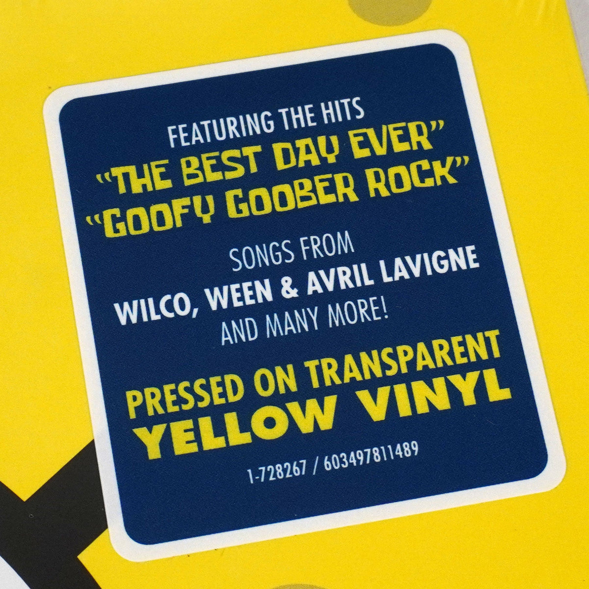 SpongeBob SquarePants: Music From The Movie And More (Colored Vinyl)