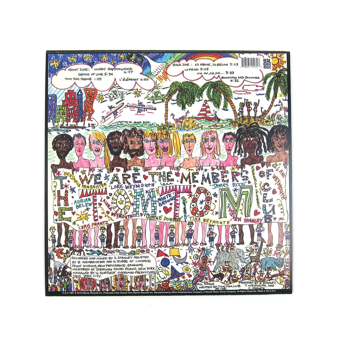 Tom Tom Club: Tom Tom Club (Red & Yellow Colored Vinyl)