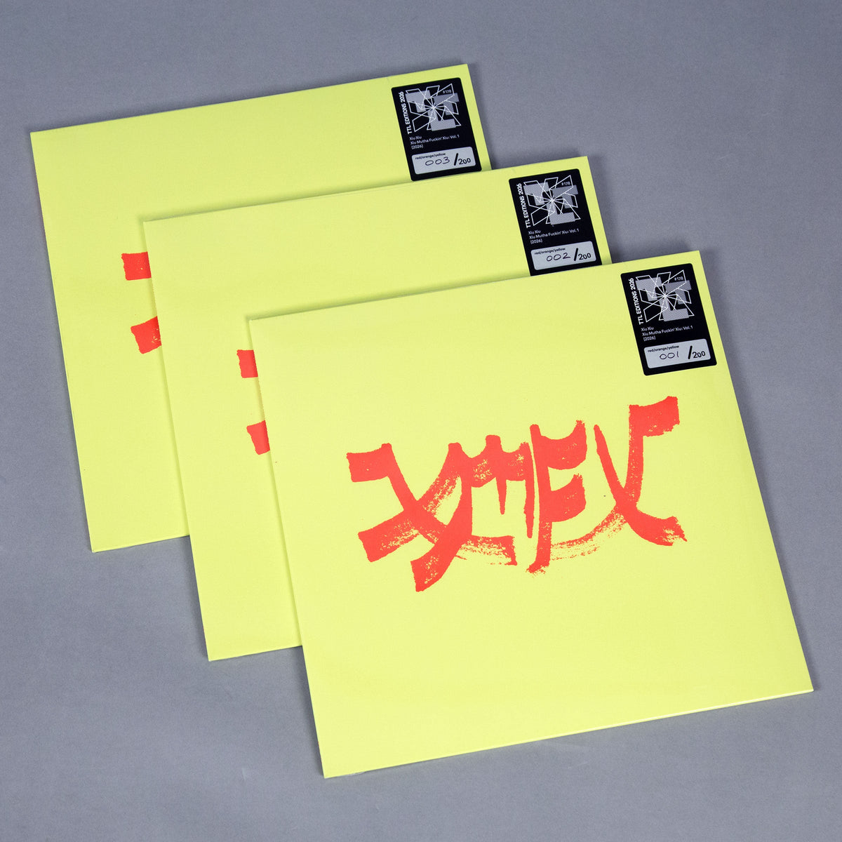 Xiu Xiu: Xiu Mutha F*ckin' Xiu Vol.1 (Colored Vinyl) - Turntable Lab Exclusive