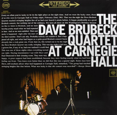 Dave Brubeck - At Carnegie Hall (LP)