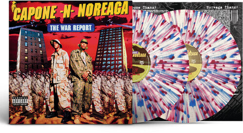 Capone-N-Noreaga - The War Report (Clear Vinyl with Red & Blue Splatter Vinyl)