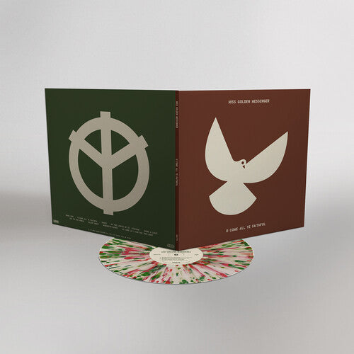 Hiss Golden Messenger - O Come All Ye Faithful (Bone Green Red Splatter Vinyl) (Tri-Color Splatter Effect)