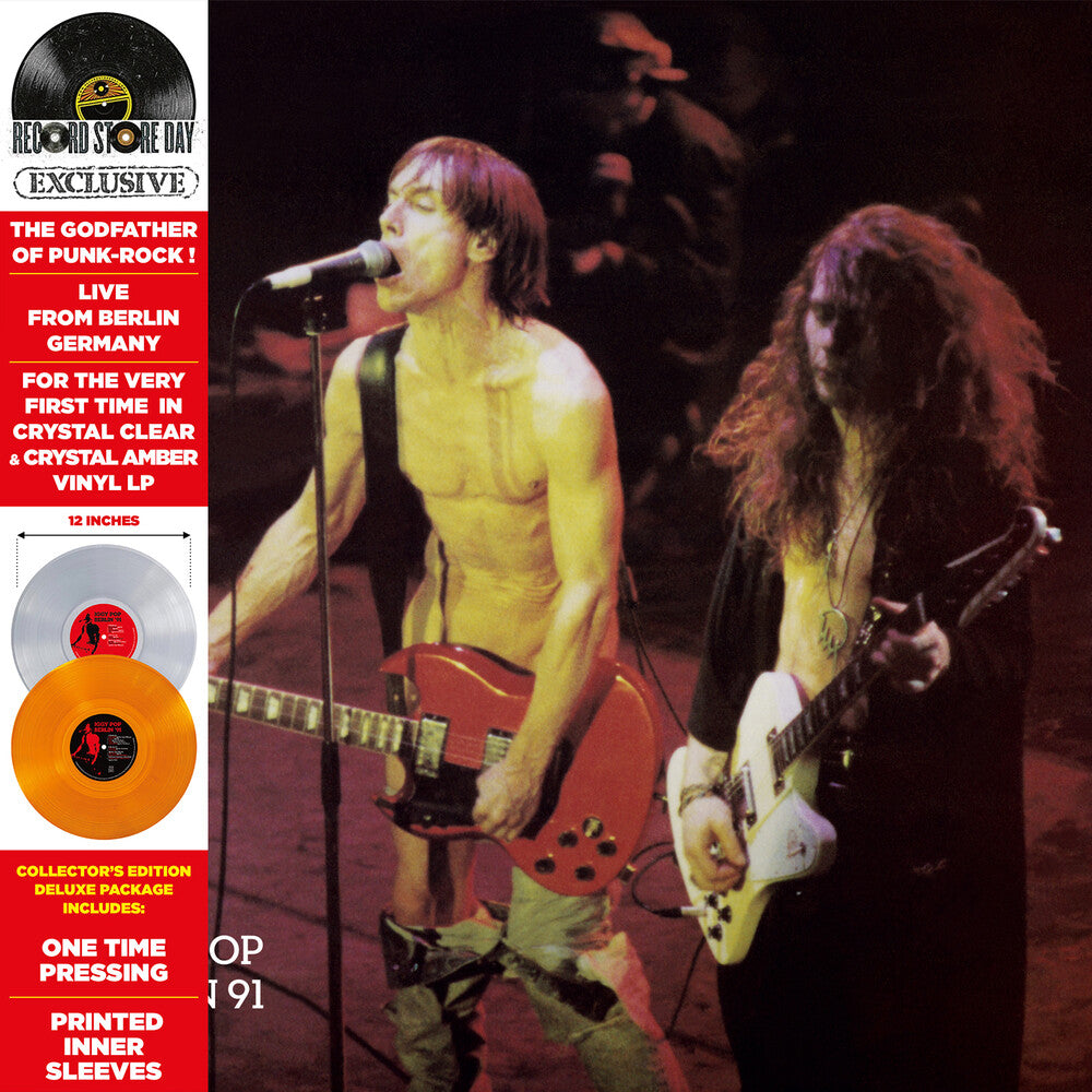 Iggy Pop - Live In Berlin (1991) (Rsd) (Blk) (Colored Vinyl) (Pnk)