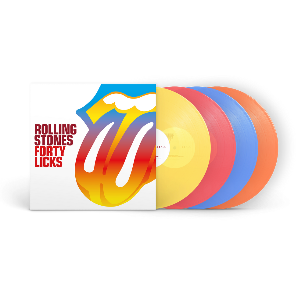 The Rolling Stones - Forty Licks 4LP (180g Transparent Multicolor)