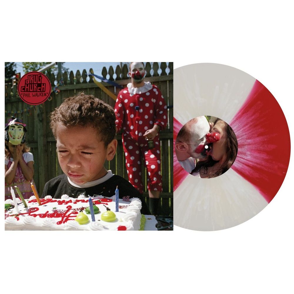 Drug Church - Paul Walker (Indie Exclusive Milky Clear/Red Quad w/ White Splatter)