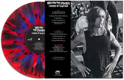 Iggy & Stooges - I Wanna Be Your Dog - Red/blue/black Splatter
