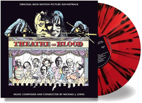 Michael J Lewis - Theatre Of Blood (Original Soundtrack) - Blood Red & Black Splatter Colored Vinyl