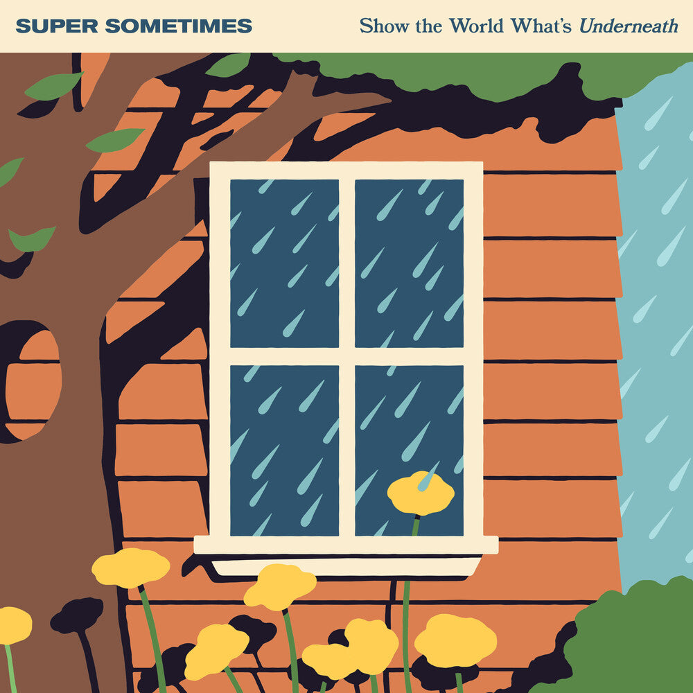 Super Sometimes - Show The World What's Underneath (Indie Exclusive Half Milky Clear / Half Orange w/ White Splatter)