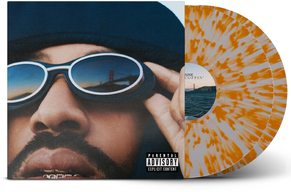 [PRE-ORDER] Larry June - Who Coppin (Indie Exclusive Clear & Orange Splatter)