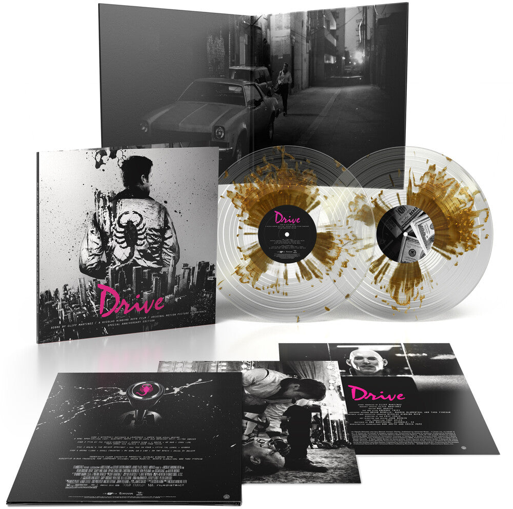 [PRE-ORDER] Cliff Martinez - Drive: Original Motion Picture Soundtrack - 15th Anniversary (Gold Splatter On Clear)