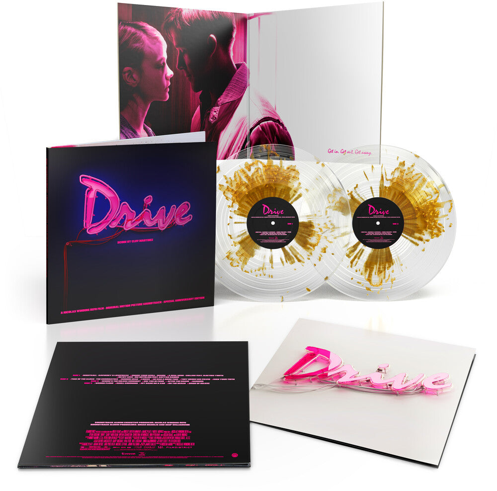 [PRE-ORDER] Cliff Martinez - Drive: Original Motion Picture Soundtrack - 15th Anniversary (Gold Splatter On Clear)