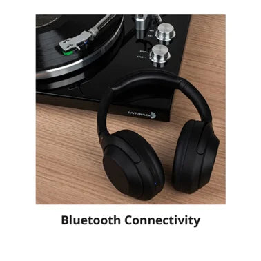 Dayton Audio Bluetooth 2-Speed Belt-Drive Turntable with USB and Audio-Technica AT-VM95E Cartridge (Black)