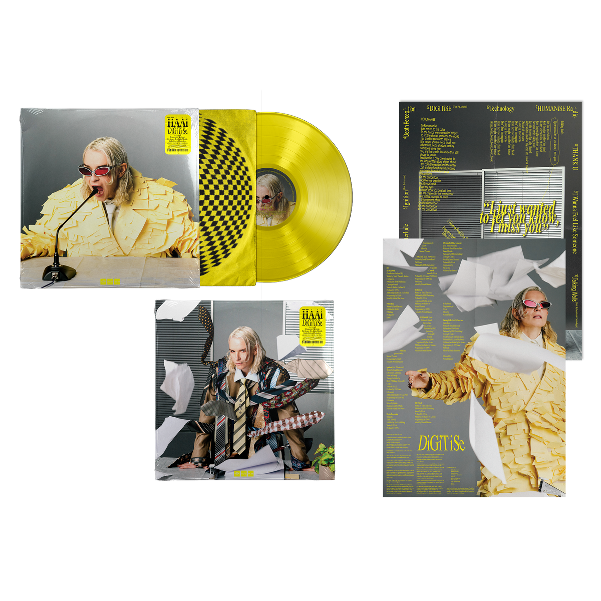 Haai - Digitise (Yellow Coloured Vinyl)