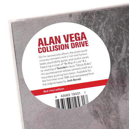 Alan Vega: Collision Drive (Colored Vinyl)
