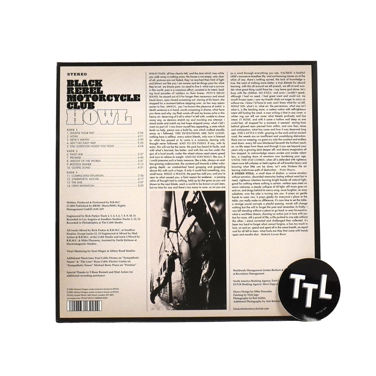 Black Rebel Motorcycle Club: Howl - 20th Anniversary Vinyl 2LP