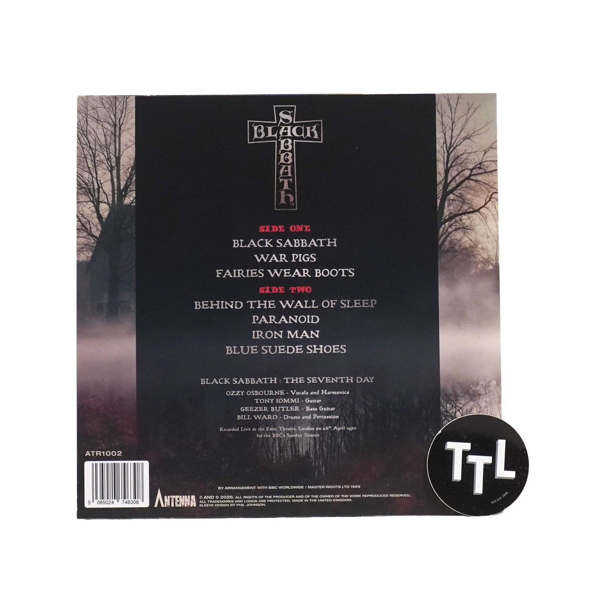 Black Sabbath: The Seventh Day - BBC 1970 (Indie Exclusive Colored Vinyl)