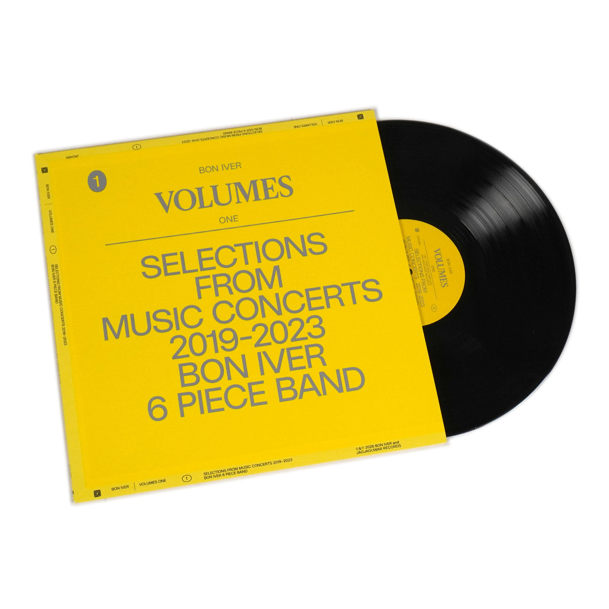Bon Iver: Volumes One - Selections From Music Concerts 2019-2023 Bon Iver 6 Piece Band