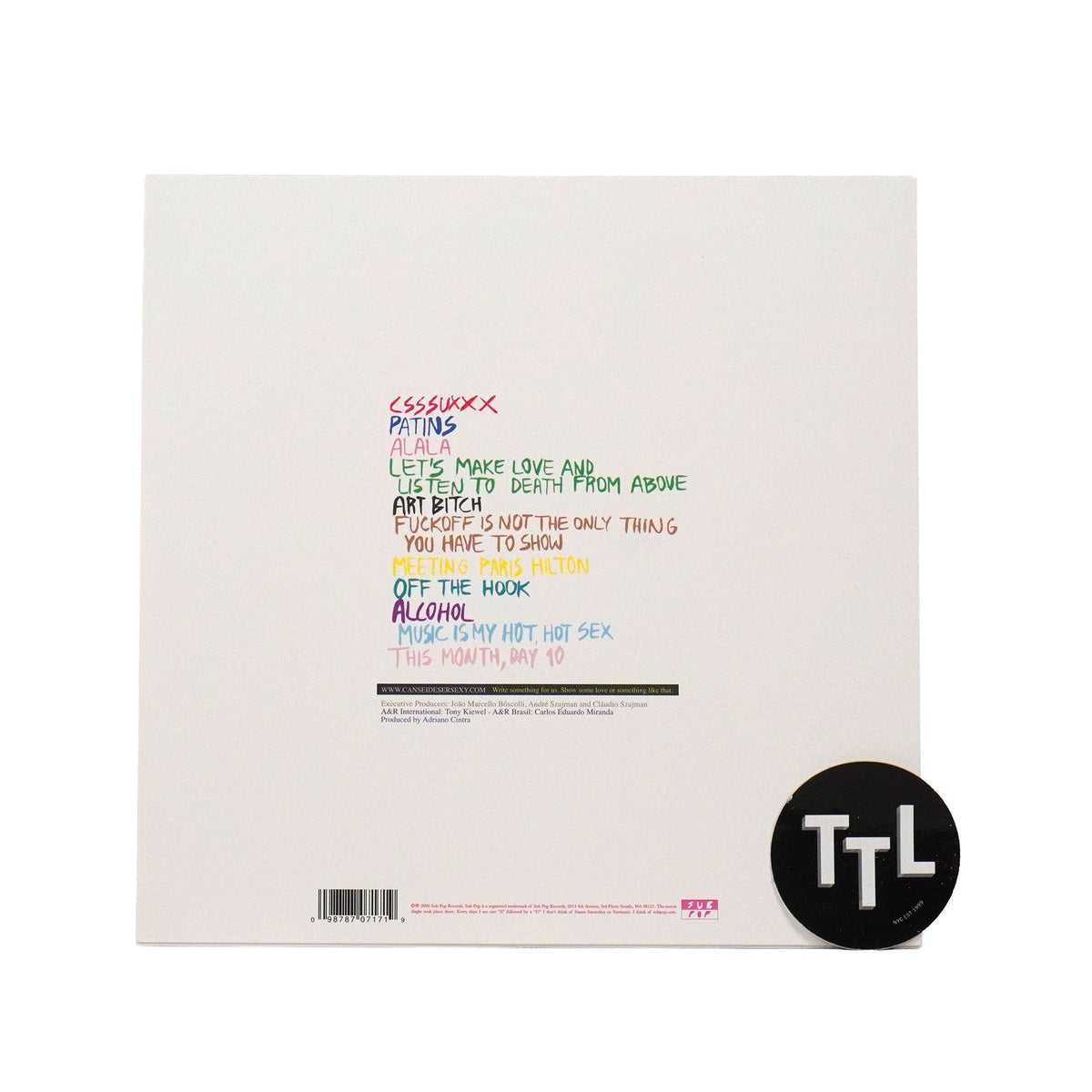 CSS: Cansei De Ser Sexy (Colored Vinyl)