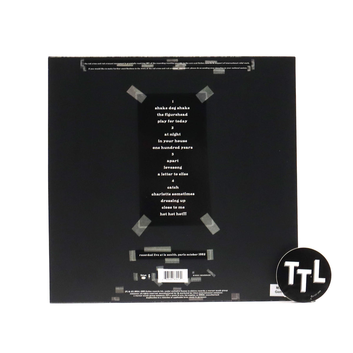 The Cure: Paris Vinyl 2LP