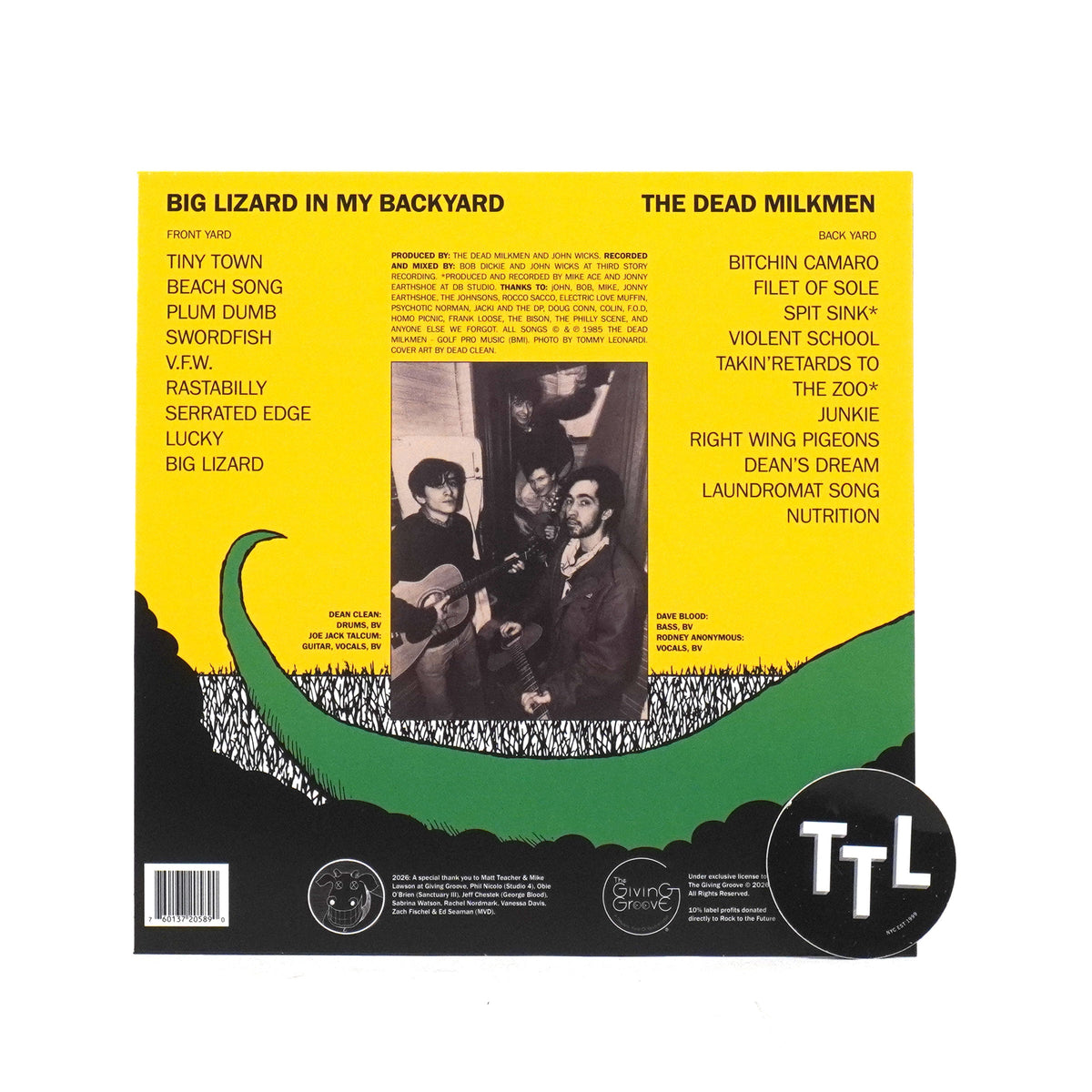 The Dead Milkmen: Big Lizard In My Backyard (Colored Vinyl)
