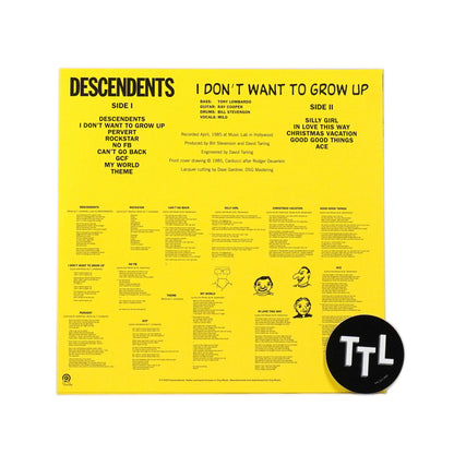 Descendents: I Don't Want To Grow Up (Colored Vinyl)