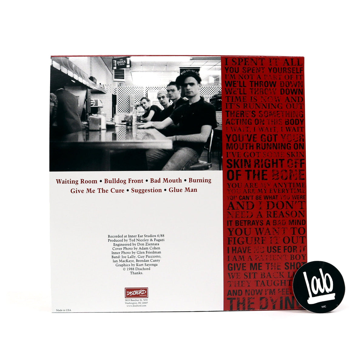 Fugazi: Fugazi (Red Colored Vinyl)