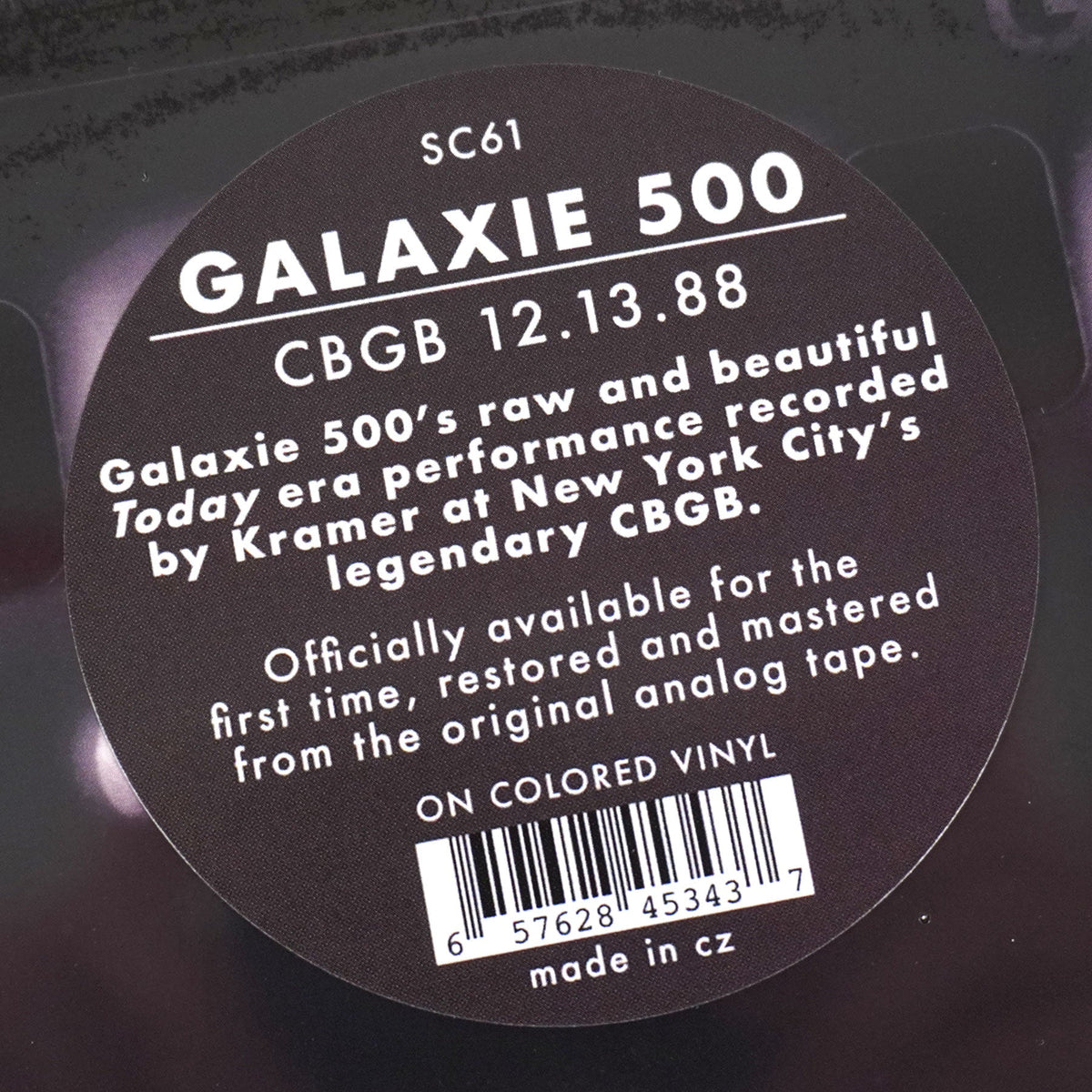 Galaxie 500: CBGB 12.13.88 (Colored Vinyl)