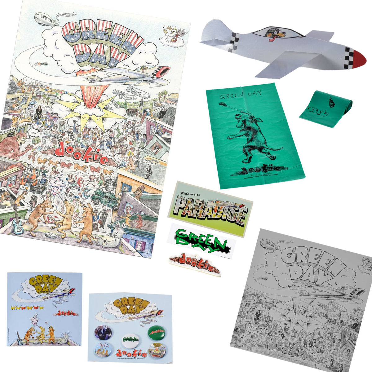 Green Day: Dookie - 30th Anniversary Deluxe Edition (Indie Exclusive Colored Vinyl) Vinyl 6LP Boxset
