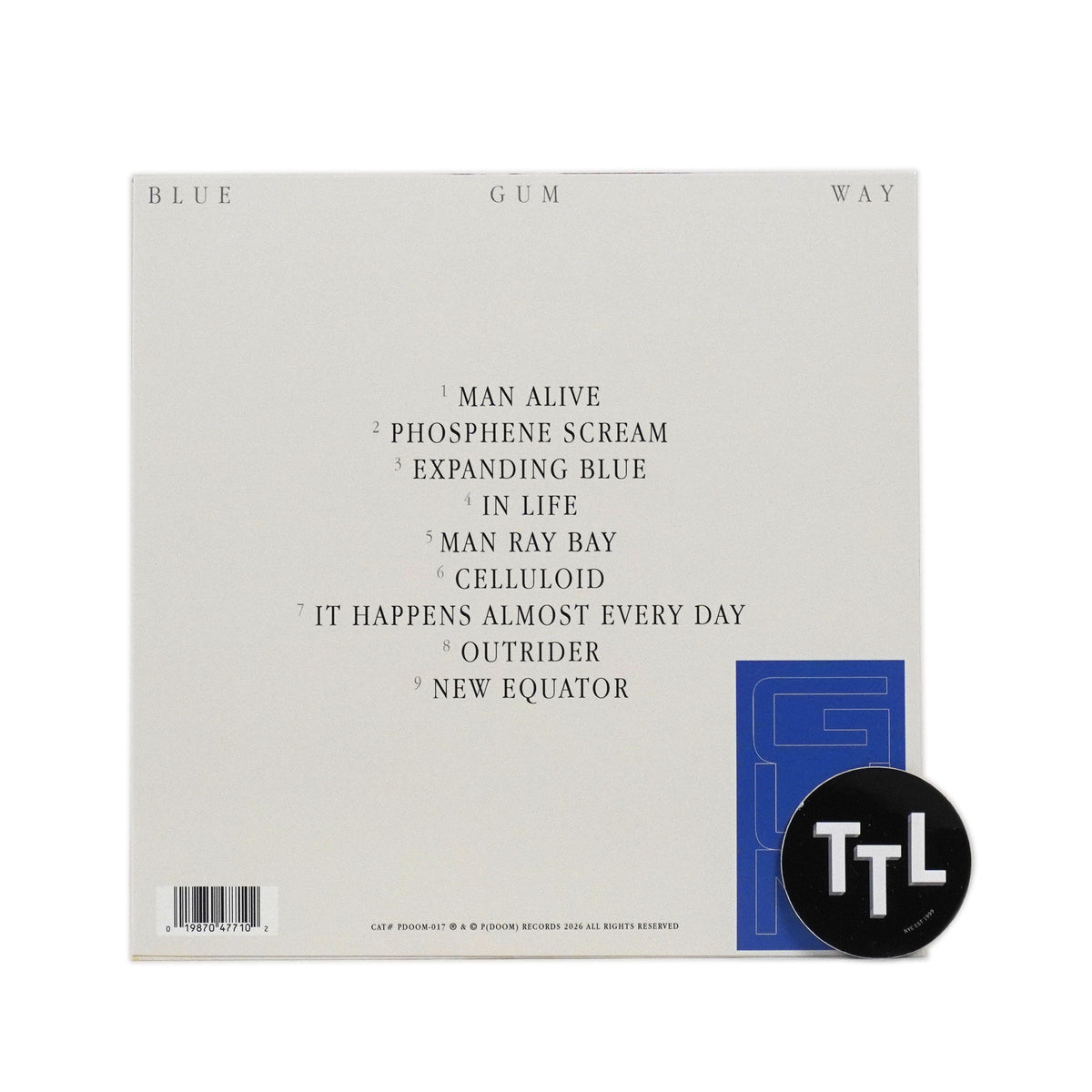 Gum: Blue Gum Way (180g, Colored Vinyl)