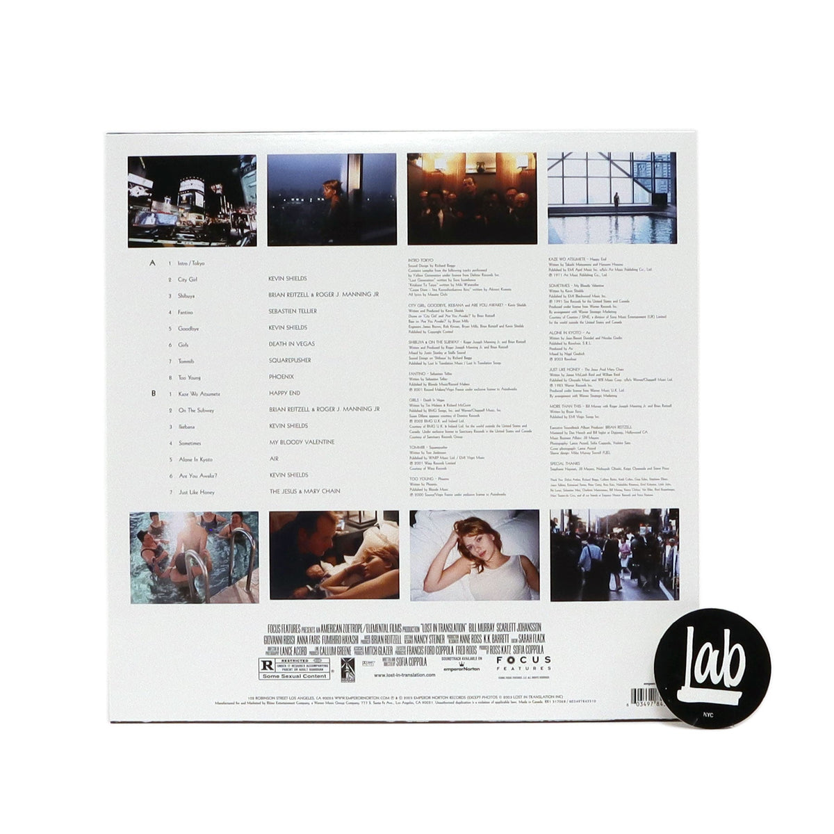 Lost In Translation: Original Soundtrack (Import)