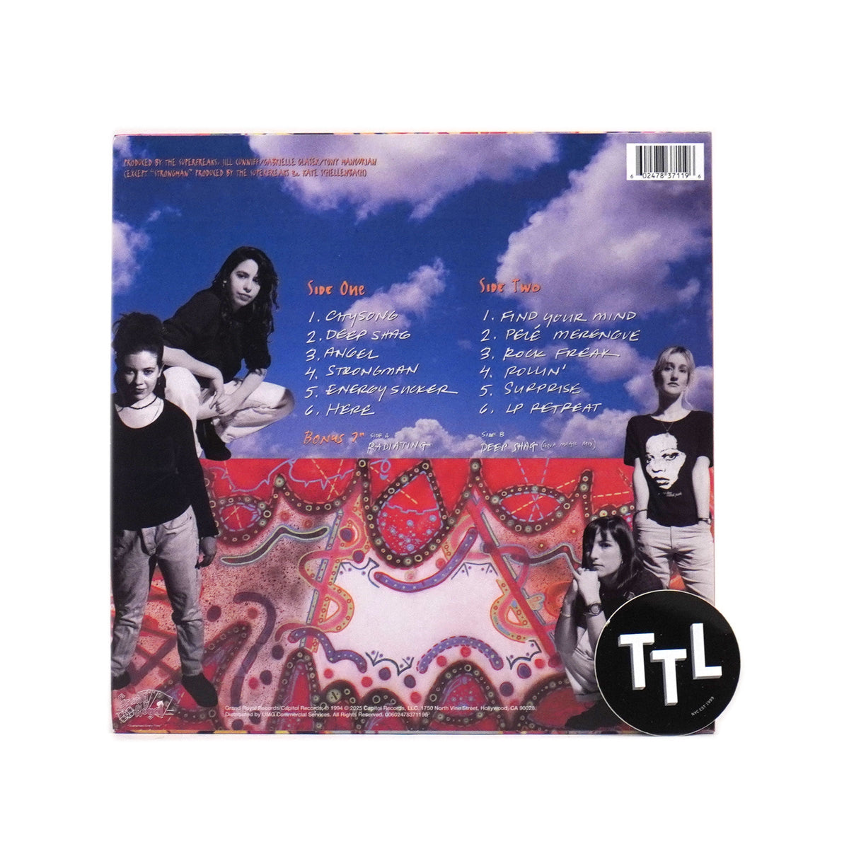 Luscious Jackson: Natural Ingredients (Indie Exclusive Colored Vinyl) +7"