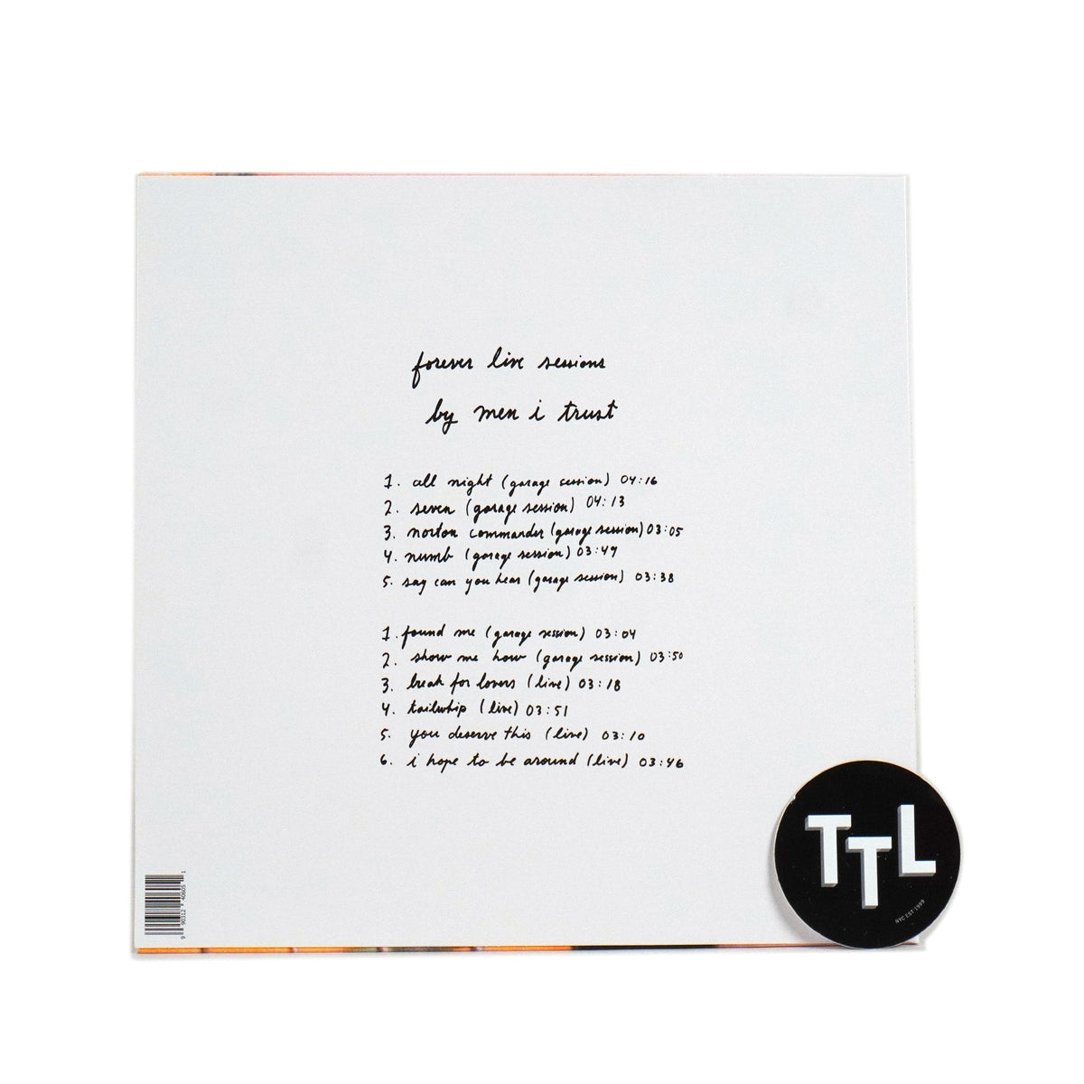 Men I Trust: Forever Live Sessions, Vol.1